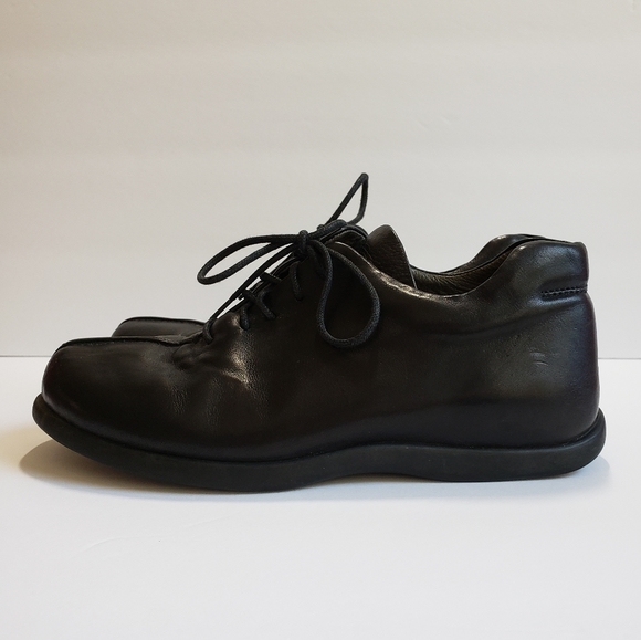 Wolky Leather Black Laceup Tie Comfort Shoe Size 37 (US 6) Occupational EUC - Picture 7 of 10